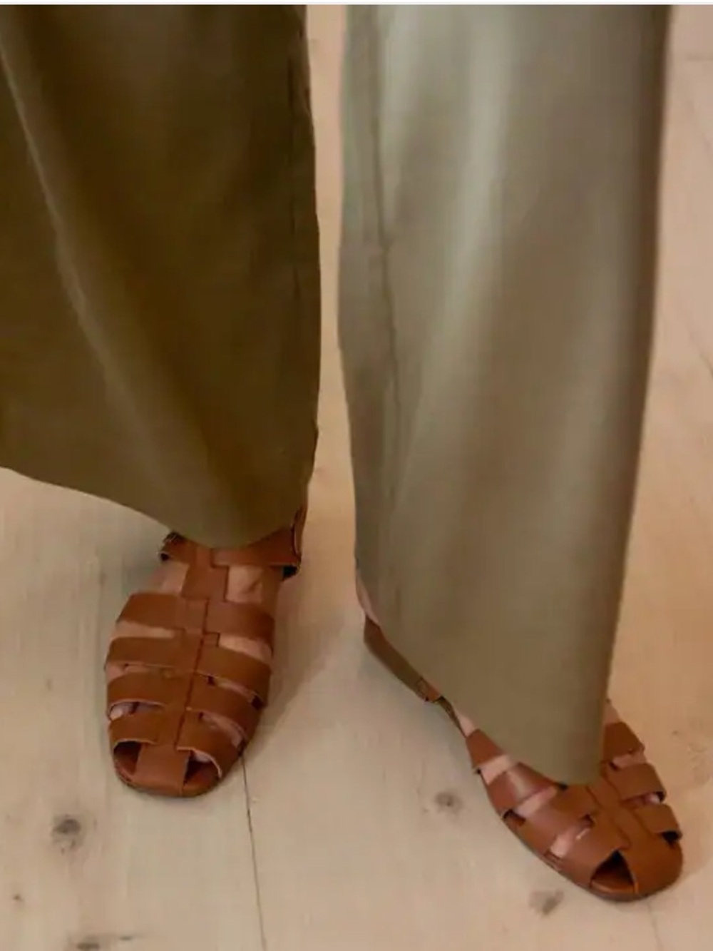 Jenni Kayne Leather Lake Fisherman Sandal